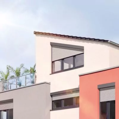 Schräg-Rollladen - Rollladen für Sonderformen